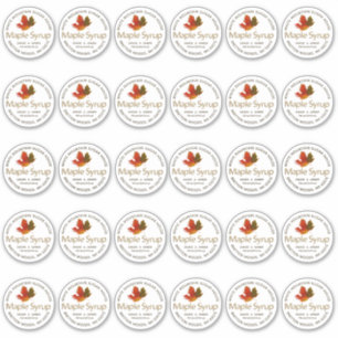 Xarope de Mapeamento de Etiquetas de Lid de Jar St