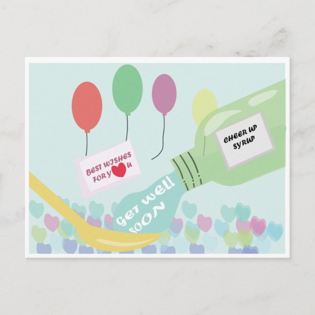 Xarope de Recuperação Cartão Postal (Frente)