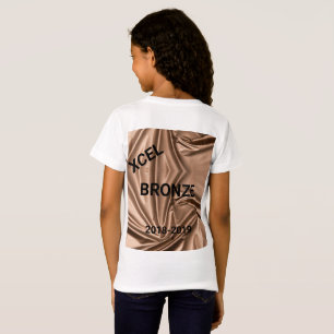 Xcel Bronze Girls Gymnastics T-Shirt Personalizado