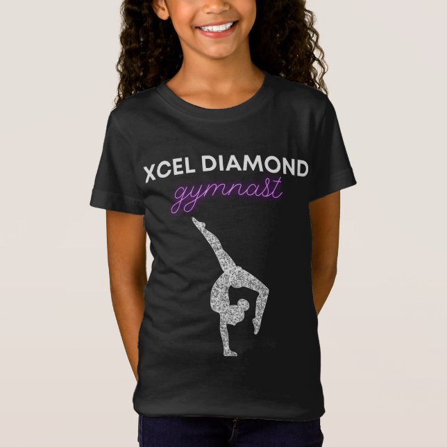 Xcel Diamond Gymnastics T-Shirt (Frente)