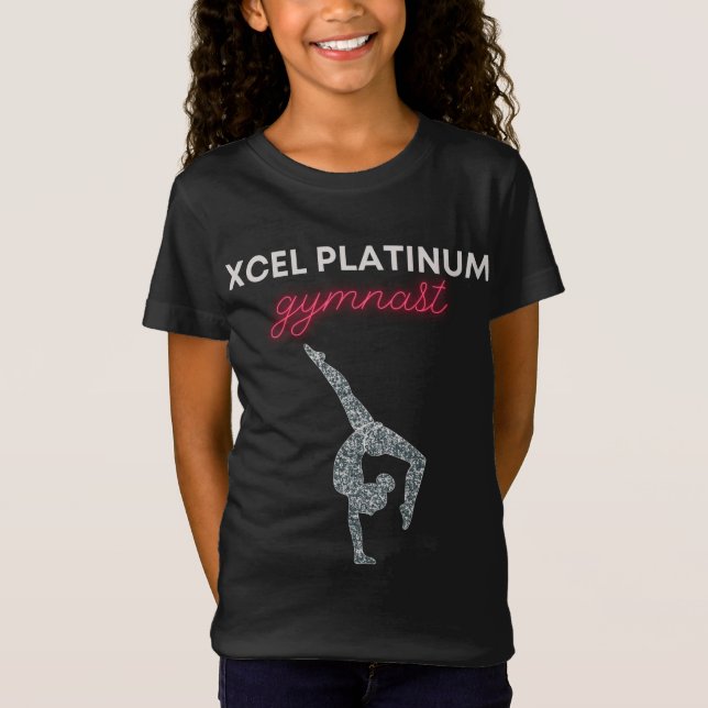 Xcel Platinum Gymnastics T-Shirt (Frente)