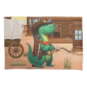 Xerife/vaqueiro de dinossauro bonito