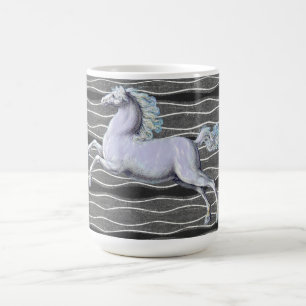 Xícara de Arte de Silver Horse