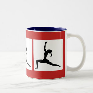 Xícara de café azul