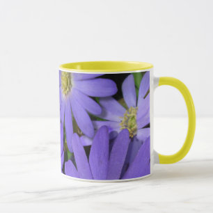 Xícara de Café Azul Flores Xícaras Xícara de C