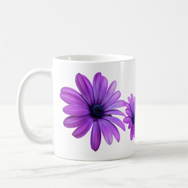 Xícara de Café Azul Flores Xícaras Xícara de Café  (Esquerda)