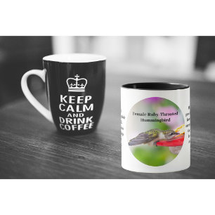 Xícara de café Beija-flor
