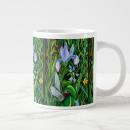 Xícara de café Beija-flor e Íris