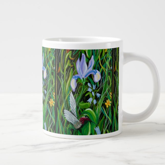 Xícara de café Beija-flor e Íris (Direita)