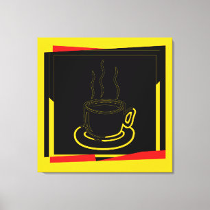 Xícara de café Canvas Vintage