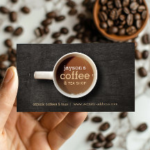 Xícara de café com Cartão de visita de Compre de c
