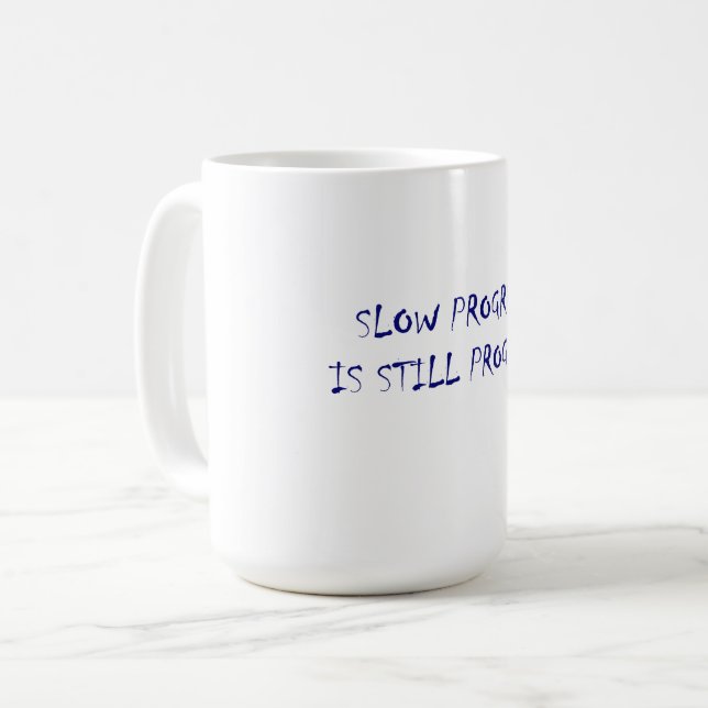 Xícara de Café com Citação Inspiradora (Frente Esquerda)