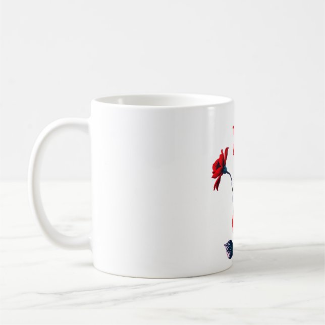 Xícara De Café Com Desenho Botânico Ousado (Esquerda)
