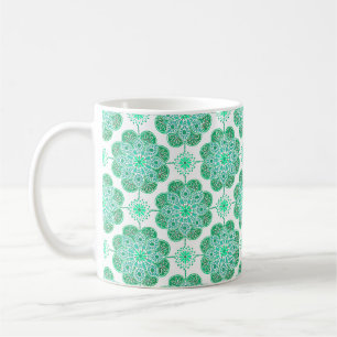 Xícara de café com Design azulejo