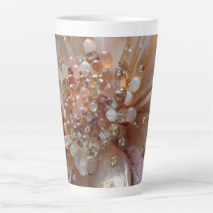 Xícara de café com design floral elegante inspirad