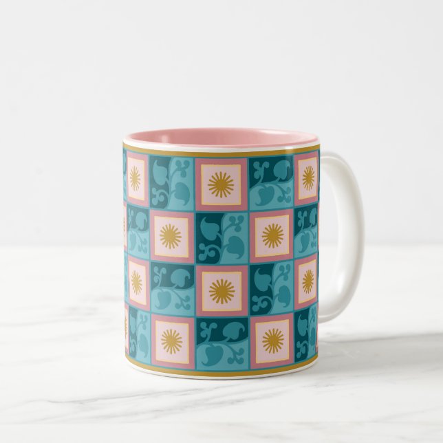 Xícara de café com dois tons, Sun e Shade (Frente Esquerda)