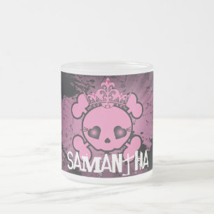 Xícara de café com Fosco, cor-de-rosa, cor-de-rosa