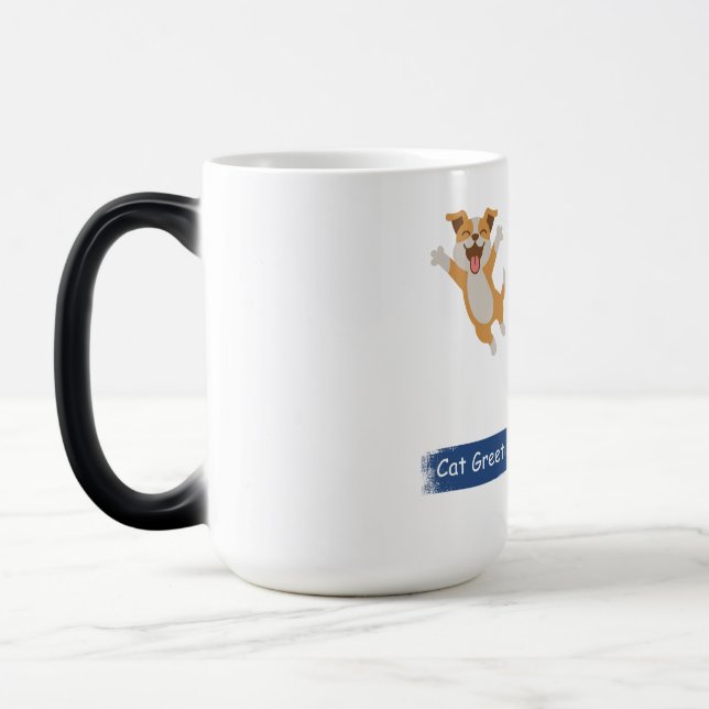 Xícara de Café com Saudações de Gato se Transforma (Esquerda)