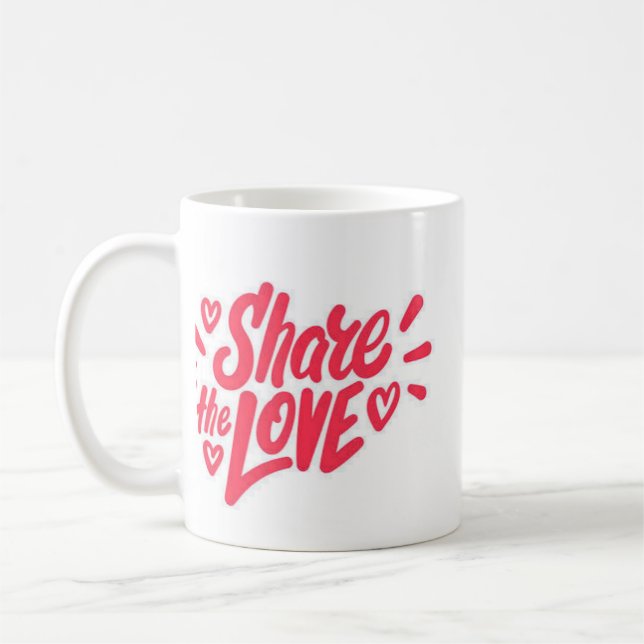 Xícara de Café Compartilhe o Amor (Esquerda)