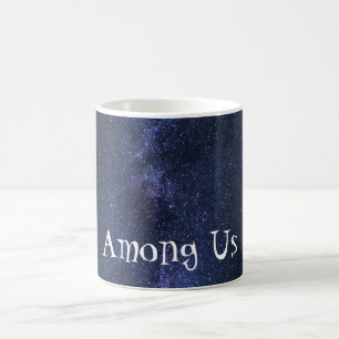 Xícara de café da Galáxia Infinita Azul
