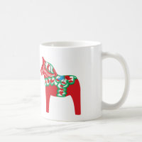 Xícara de café Dala Horse.