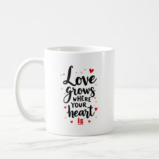 Xícara de café de cerâmica russa com cotação de up (Esquerda)