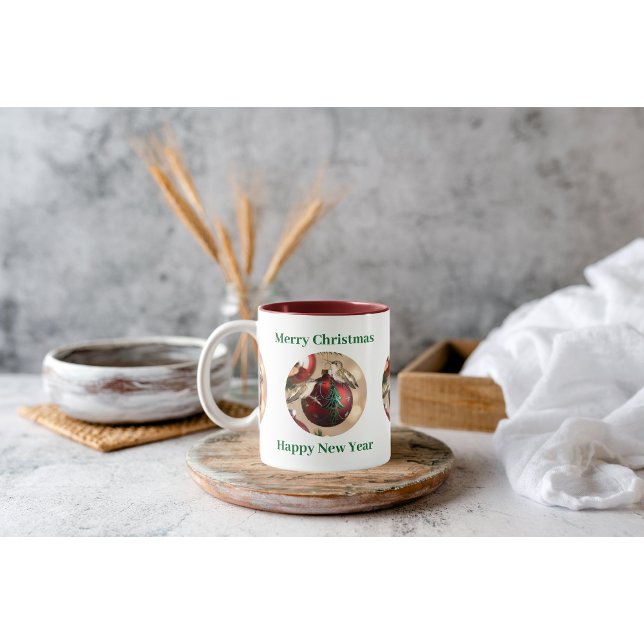 Xícara de café do Natal com Beija-flor (Criador carregado)