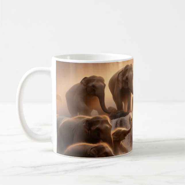 Xícara de café Elefante para Realms Paralelos (Esquerda)