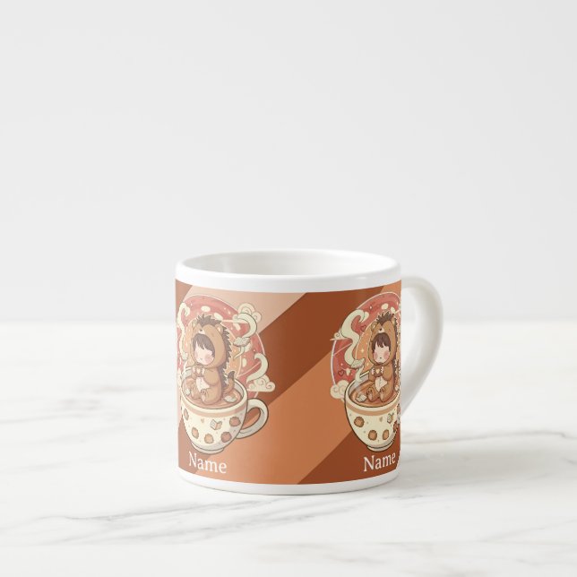 Xícara de Café Espresso Mini Ourico (Frente Esquerda)