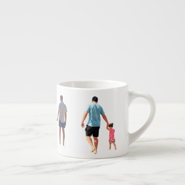 Xícara de Café Espresso Personalizada com Colagem  (Direita)