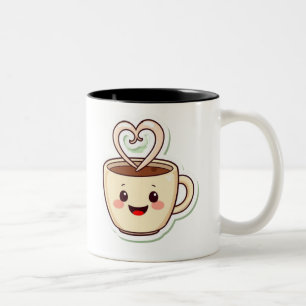 Xícara de Café Fofa PNG - Caneca de Café Kawaii co