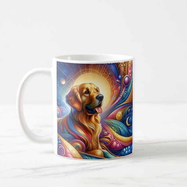 Xícara de café galáctica, colorida, para café, xíc (Esquerda)