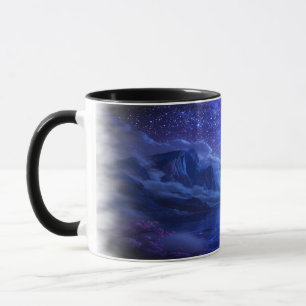Xícara de café inspirada na natureza com serenidad