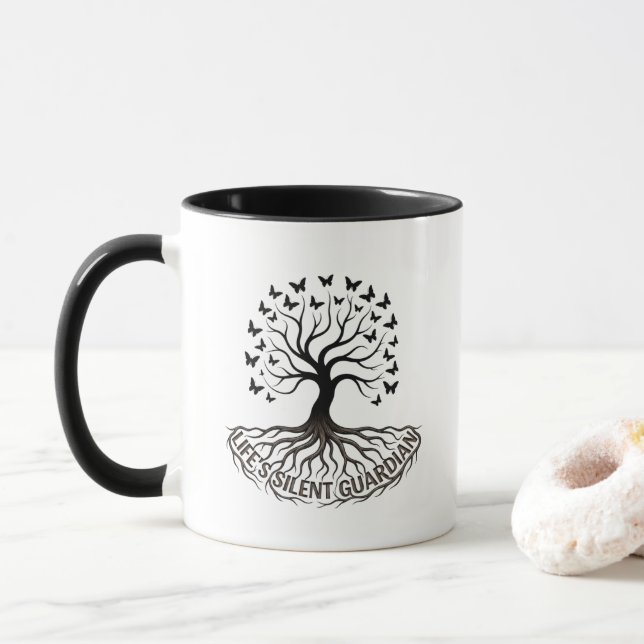 Xícara de Café Inspirador (Com Donut)