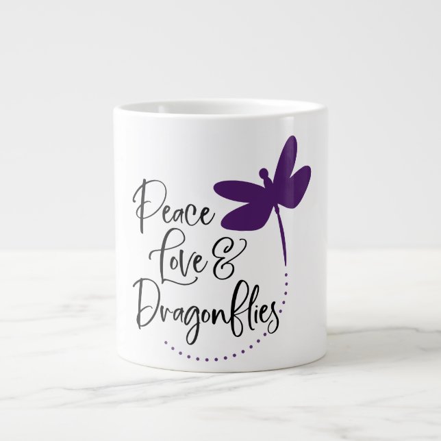 Xícara de café Libélula Lindas  (Frente)