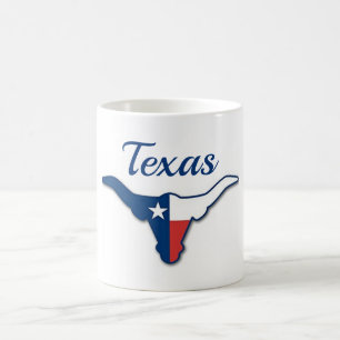 Xícara de café longhorn do Texas