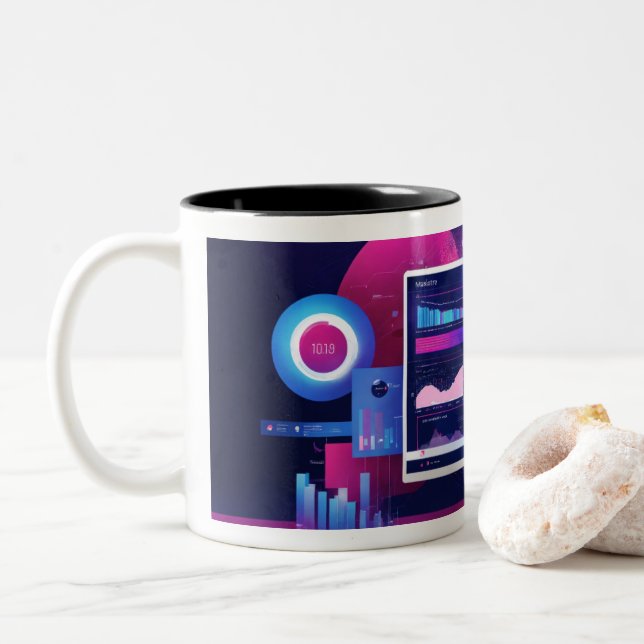 Xícara de café para analistas de dados (Com Donut)