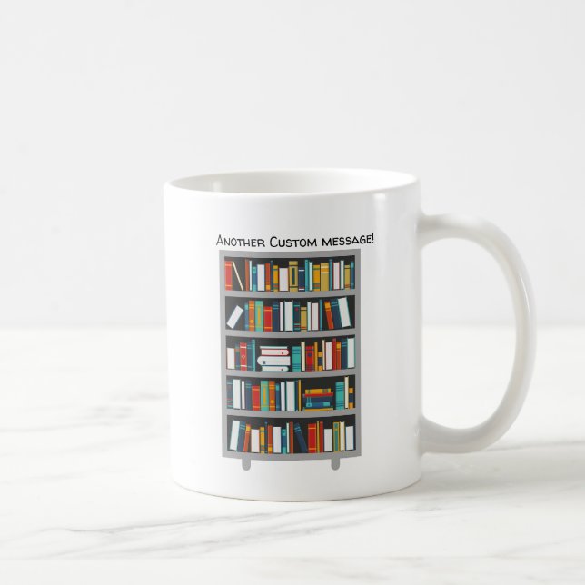 Xícara de café para leitores, um bibliófilo | (Direita)