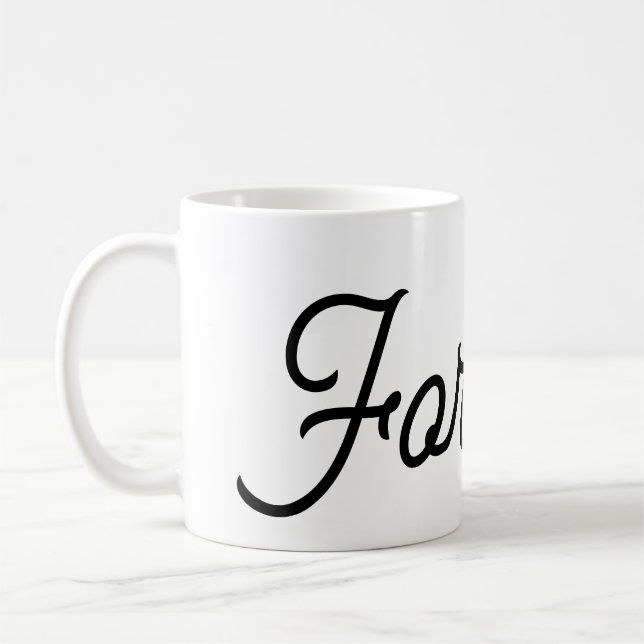 Xícara de café perdoada (Esquerda)