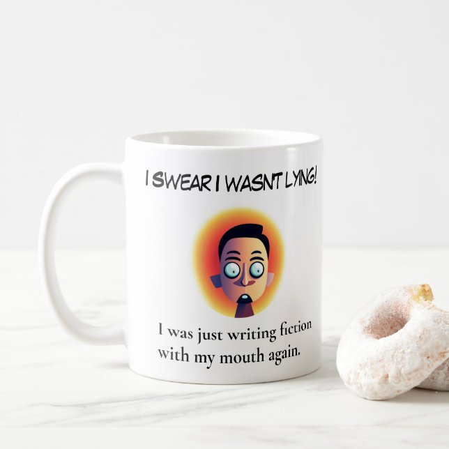 Xícara de café sarcástico (Com Donut)