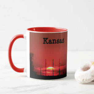 Xícara de café SUNSET do Kansas