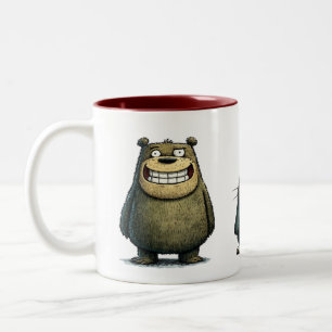 Xícara de Café Trio de Animais Fofos