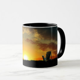 Xícara de café verde-claro-amarelo