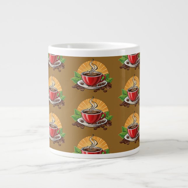 Xícara de café vermelha (Frente)