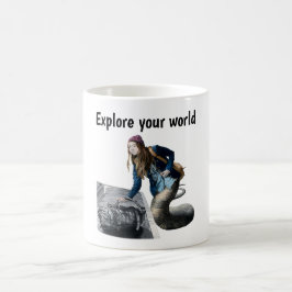 Xícara de Café Viagem Fantasy do Explorador do Nag