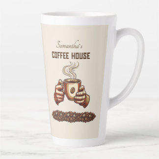 Xícara de Café Vintage Marca de Café Personalizada