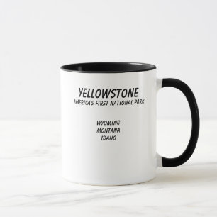 Xícara de café Yellowstone