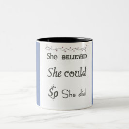 Xícara de Confiança Chá de Café