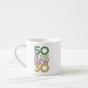 Xícara De Espresso 50 é o novo 30 - 50º presente de aniversário essen