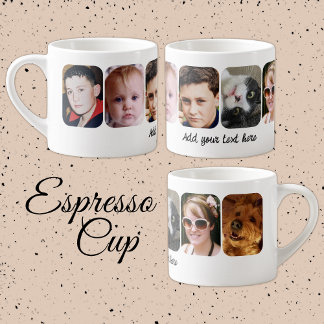 Xícara De Espresso 6 photo collage add text white